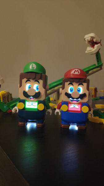 Lego Mario и Lego Luigi